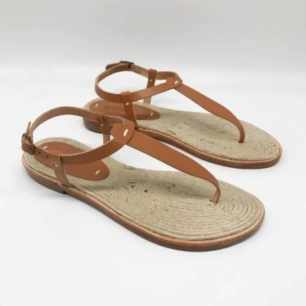 SOLUDOS Classic Leather Thong Sandals